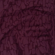 Mélange de lin et jacquard Terrazzo – Merlot 50