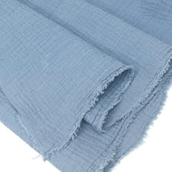 1/2 Yard Organic Cotton Double Gauze - Pond Cotton 100% 52