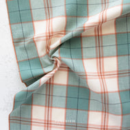 1/2 Yard Arcade Plaid Woven in Watermelon 44