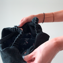 Load image into Gallery viewer, 1/2 Yard 12 Oz DENIM Cotton 100% - Black 62" Wide
