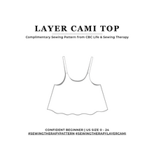 Charger l&#39;image dans la galerie, :: FREE ::  PDF Layer Cami Top - Sewing Therapy
