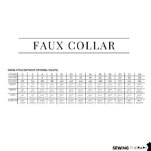 Charger l'image dans la galerie, PDF Faux Collar Shirt and Dress Pattern - Sewing Therapy
