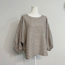 Load image into Gallery viewer, [HANDMADE] Infit Top - Grid Linen 5 Colour XS - L
