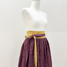 Load image into Gallery viewer, [HANDMADE] Linen Jacquard Hanbok Wrap Skirt - 8 Colours Available
