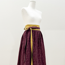 Load image into Gallery viewer, [HANDMADE] Linen Jacquard Hanbok Wrap Skirt - 8 Colours Available
