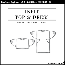 Charger l'image dans la galerie, PDF Infit Top &amp; Dress Pattern - Sewing Therapy
