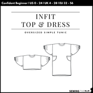 PDF Infit Top & Dress Pattern - Sewing Therapy