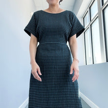 Load image into Gallery viewer, [HANDMADE] Tie Dress - Double Gauze in Midnight Gingham XS - L
