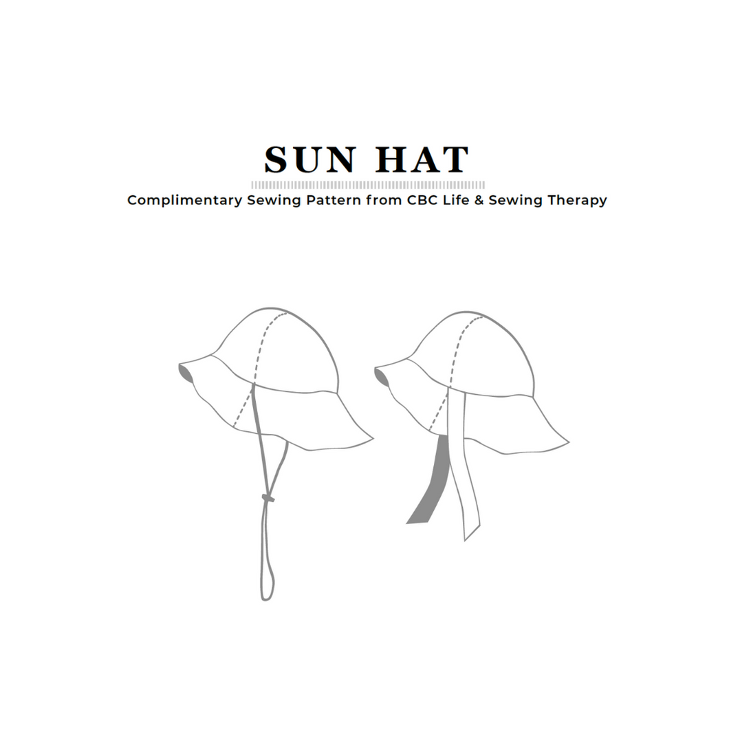 :: FREE :: PDF Sun Hat - Sewing Therapy