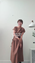 Load and play video in Gallery viewer, [HANDMADE] Stripe Cotton La Ciotat Wrap Skirt - 3 Colours XS - 3XL

