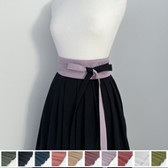 [HANDMADE] Cotton Hanbok Wrap Skirt - 10 Colours XS - XL
