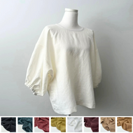 [FAIT MAIN] Haut Infit - Sergé de lin-coton 8 couleurs TP - G