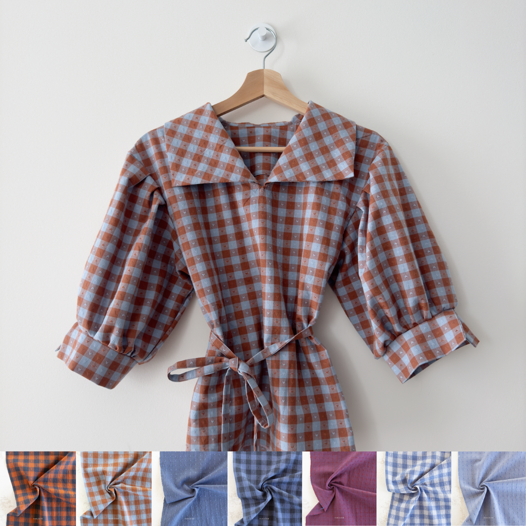 [HANDMADE] Roma Top - Dobby Hearts XS - L