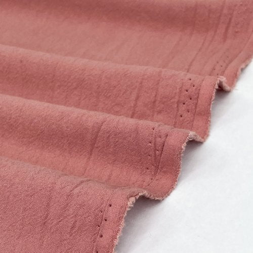1/2 Yard Sand Wash Finish Cotton - 7 Rosewood from Serene Collection 56