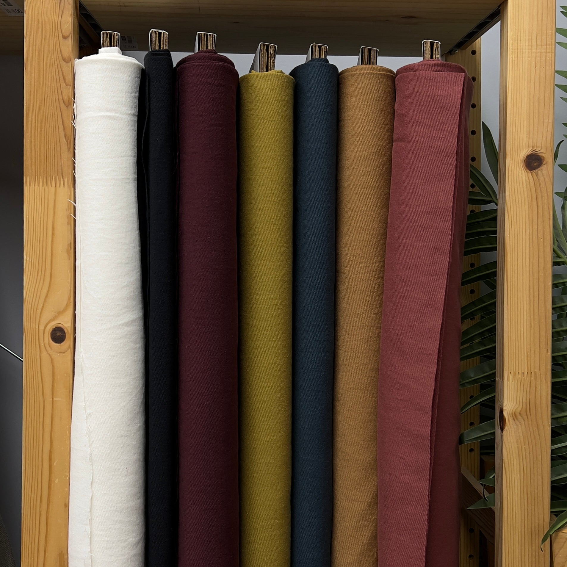 Linen Organic Cotton Twill - Suede Linen Organic Cotton Twill - Suede