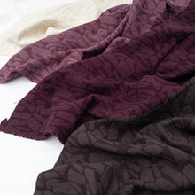 Load image into Gallery viewer, 1/2 Yard Terrazzo Linen Blend Jacquard - Merlot 50" Wide
