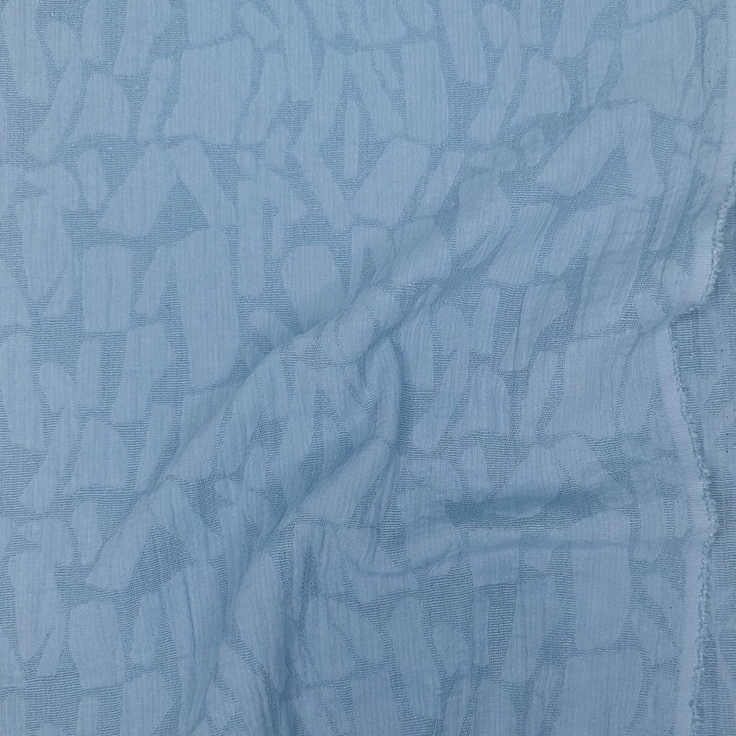 1/2 Yard Terrazzo Linen Blend Jacquard - Sky 50