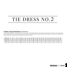 Load image into Gallery viewer, [INTRO SALE ~35%OFF] PDF Tie Dress NO 2 Pattern - Sewing Therapy
