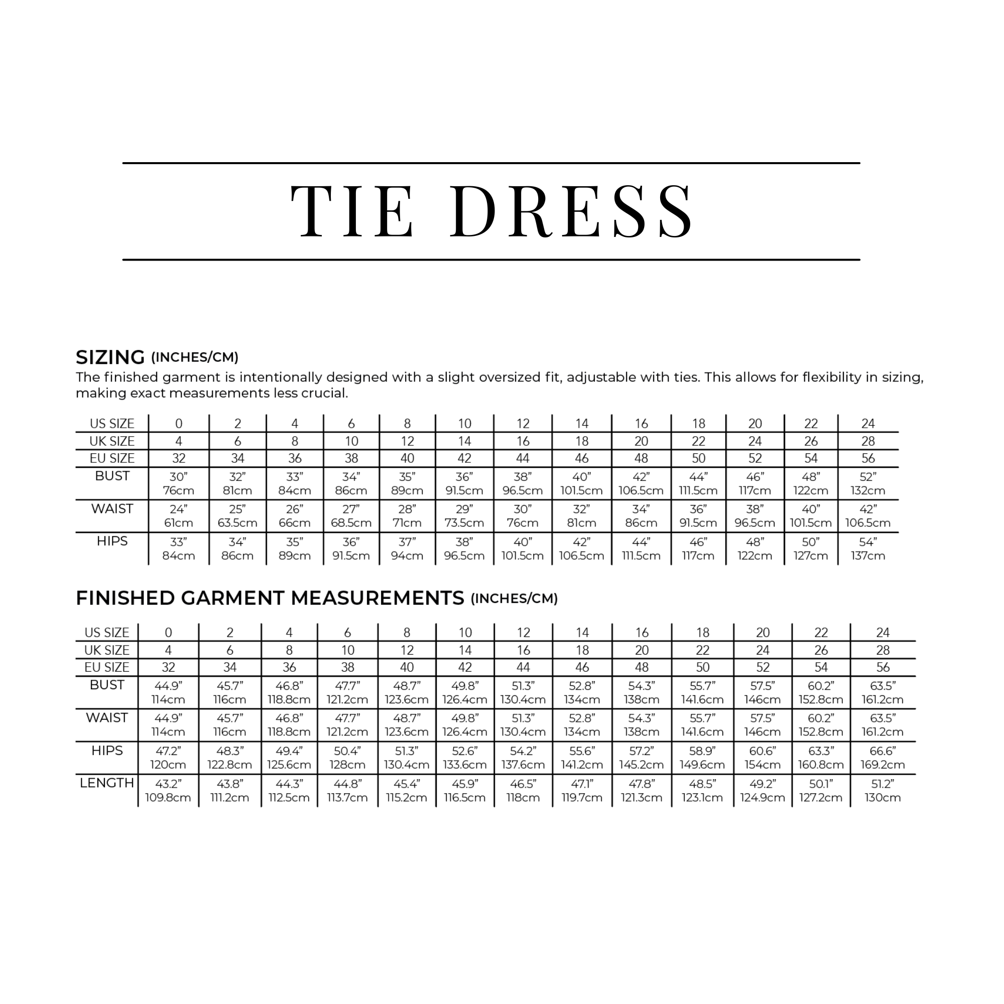 PDF Tie Dress Pattern