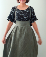 Load image into Gallery viewer, PDF Low Bib Pinafore Pattern - Sewing Therapy
