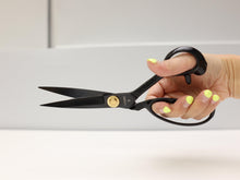 Charger l&#39;image dans la galerie, LDH Scissors | 8&quot; Midnight Edition Fabric Shears - Rubber Handle - Two O Nine Fabric
