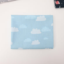 Load image into Gallery viewer, 1/2 Yard Summer Skies Summer Clouds - Sky Blue by Alijt Emments for Cotton + Steel Cotton 100% 44&quot; Wide - Two O Nine Fabric
