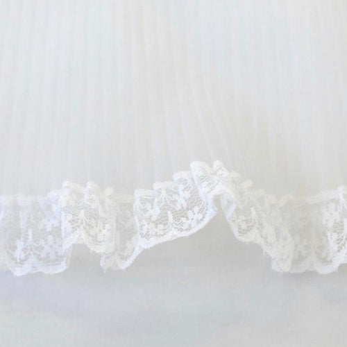 23cm Lace Fabric Delicate Lace Trim with Wide Nylon Lace Scalloped