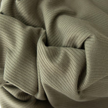 Charger l&#39;image dans la galerie, 1/2 Yard Rib Knit Rayon Blend (Poly 70 Rayon 27 Spandex 3) - Army 48&quot; Wide - Two O Nine Fabric
