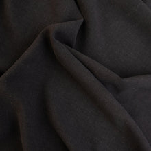 Charger l&#39;image dans la galerie, 1/2 Yard FLOW Viscose Linen - Black 48&quot; Wide - Two O Nine Fabric
