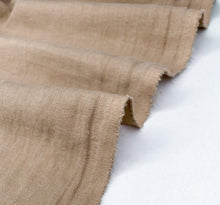 Load image into Gallery viewer, 1/2 Yard FW LINEN - Sand Washed Heavy Linen Twill - Fawn 54&quot; Wide - Two O Nine Fabric
