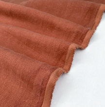 Load image into Gallery viewer, 1/2 Yard FW LINEN - Sand Washed Heavy Linen Twill - Maple 54&quot; Wide - Two O Nine Fabric
