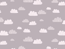 Load image into Gallery viewer, 1/2 Yard Summer Skies Summer Clouds - Grey by Alijt Emments for Cotton + Steel Cotton 100% 44&quot; Wide - Two O Nine Fabric
